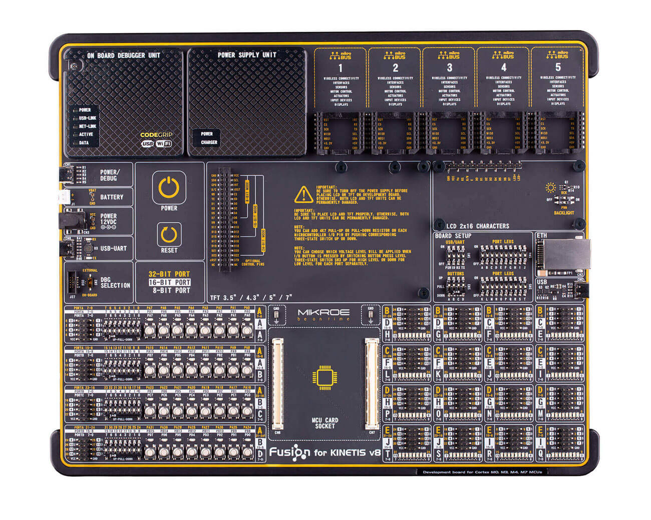 Brand-Rex Fusion for Kinetis v8 WiFi Development Board MIKROE-5427
