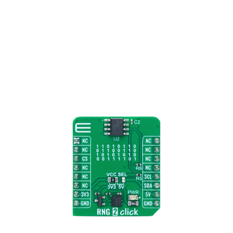 MikroElektronika MIKROE-5915 Click Board Add On Board for Certified Random Number Generation In Cryptographic Systems