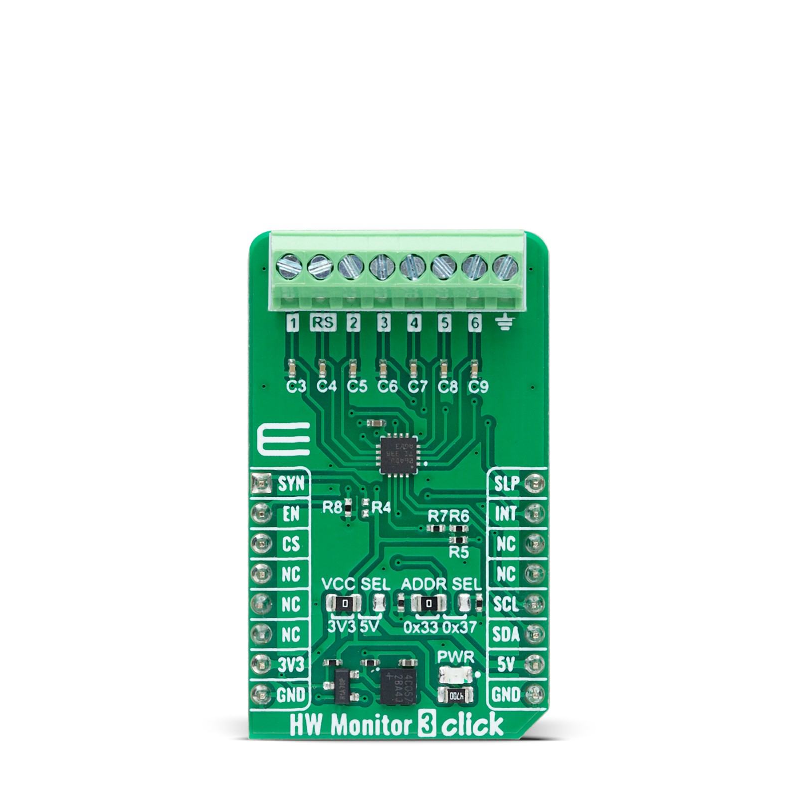 MikroElektronika MIKROE-6346 HW Monitor 3 Click Voltage Monitor Evaluation Board for Voltage Monitoring And Supervision
