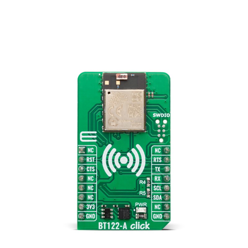 MikroElektronika BT122-A Click Wifi Antenna Connector WiFi, Bluetooth Add On Board for Wireless Devices 2480 MHz