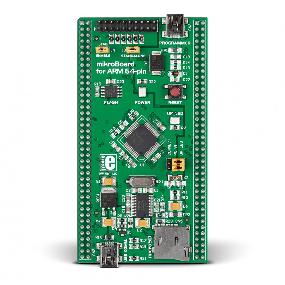 Brand-Rex MikroBoard for ARM 64-Pin USB Board MIKROE-649