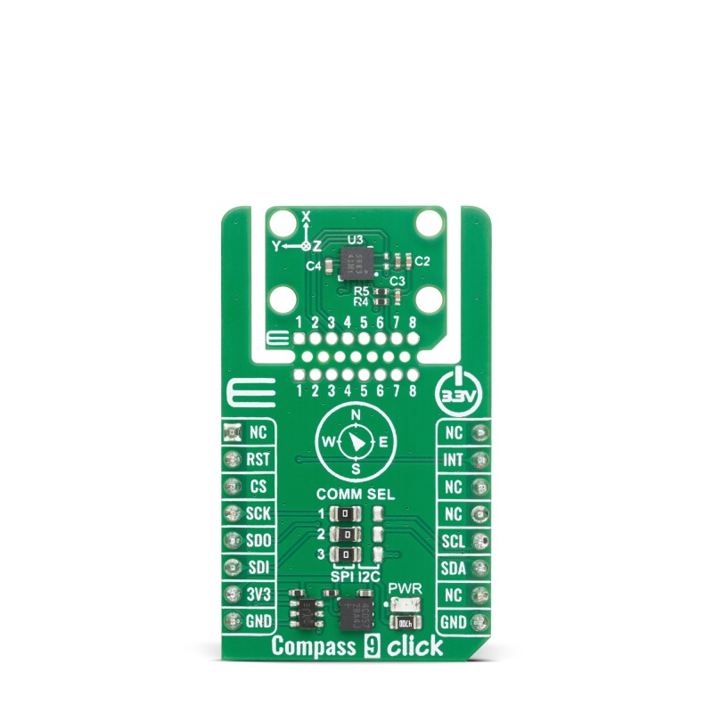 MikroElektronika Add-On Board Magnetic Current Sensor Add On Board MikroBUS Socket