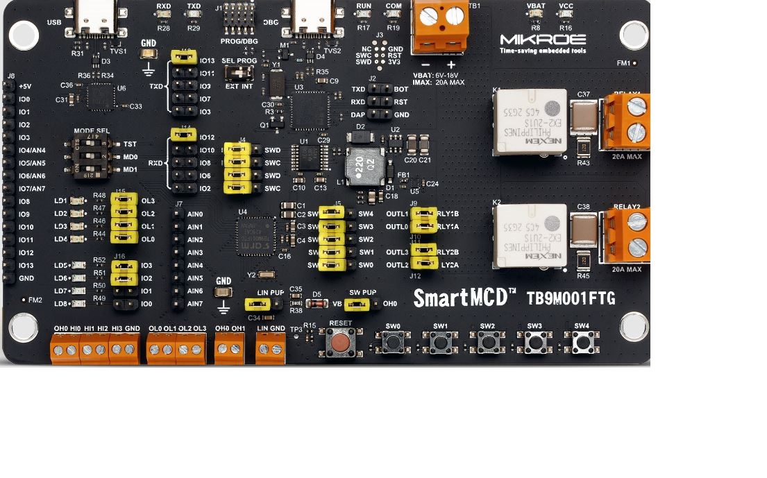 MikroElektronika Click Board MCU, Motor Control Board, Development Board, Evaluation Board MIKROE-6581