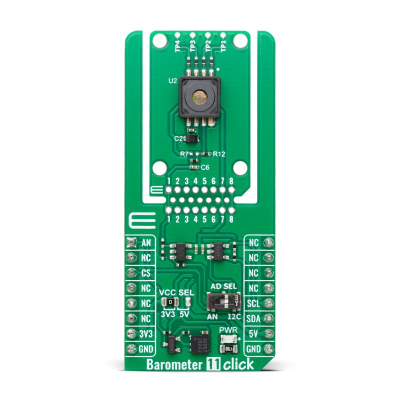 MikroElektronika Barometer 11 Click Development Board for Add On Board Pressure Measurement
