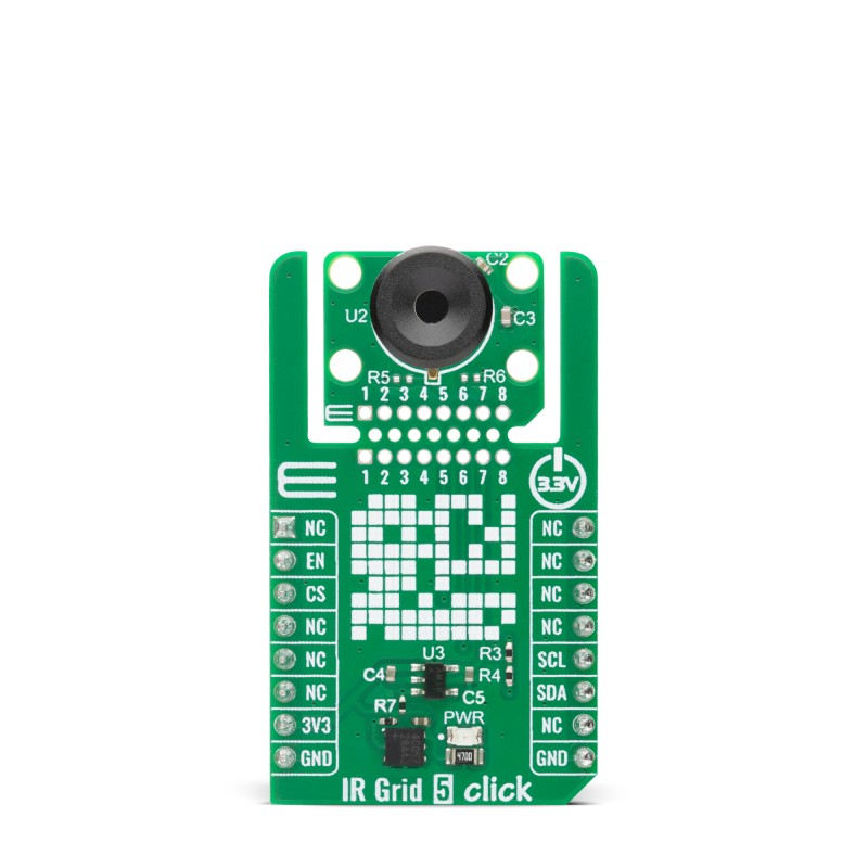 MikroElektronika IR Sense 5 Click Infrared Click Board for MLX90642 MikroBUS