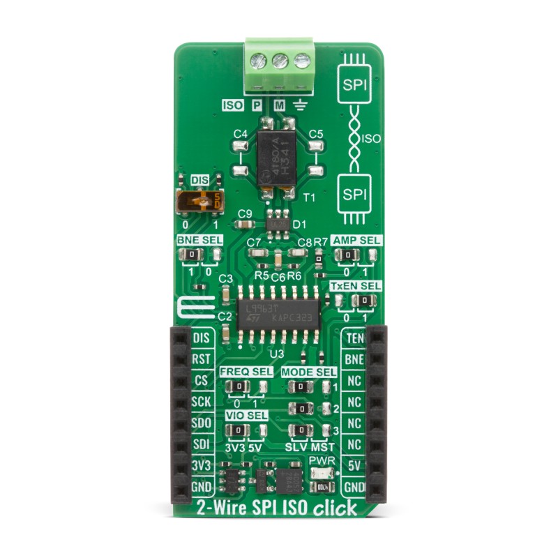 MikroElektronika MIKROE-6778 SPI Isolator Click Click Board for MikroBUS for L9963T