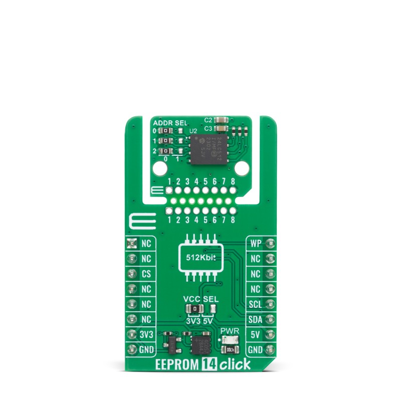 MikroElektronika MIKROE-6782 M-Bus Slave Click LED Click Board for 24LC512 for Use in Industrial Automation