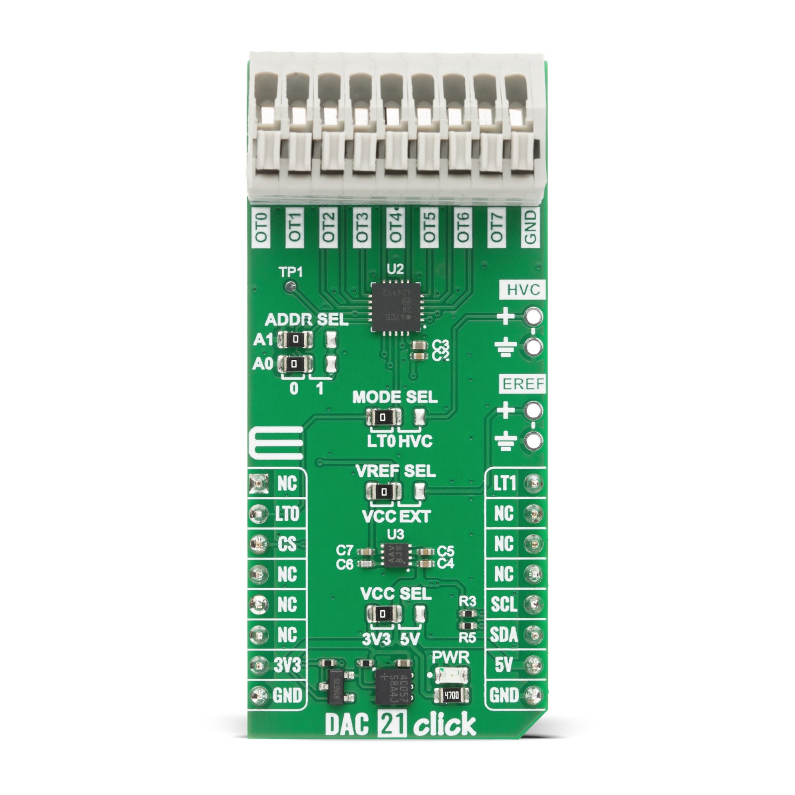 MikroElektronika MIKROE-6823 Add-On Board Add On Board for MikroBUS Socket