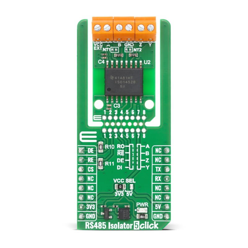 MikroElektronika MIKROE-6887 RS485 5 Click Add On Board for MikroBUS for ISO1452