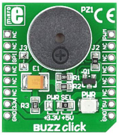 MikroElektronika BUZZ Click Add On Board