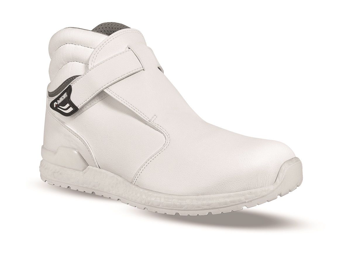 AIMONT MILK ABI21 Grey, White Aluminium Toe Capped Men's Safety Boots 5, EU 38 EN ISO 20345:2011, standard 12568:2010