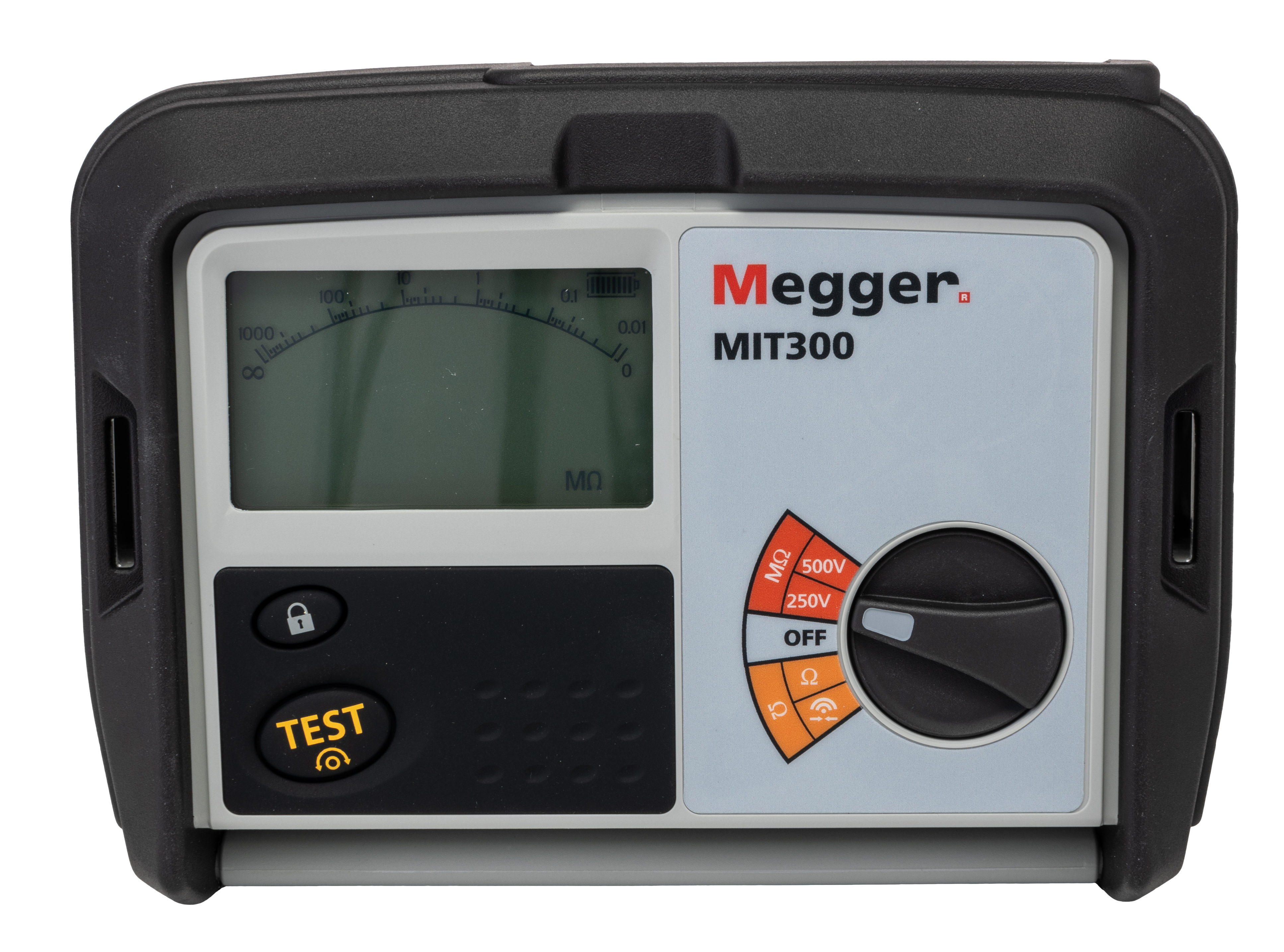 Megger MIT300 Insulation & Continuity Tester, 250 V Min, 500 V dc Max CAT III, RSCAL