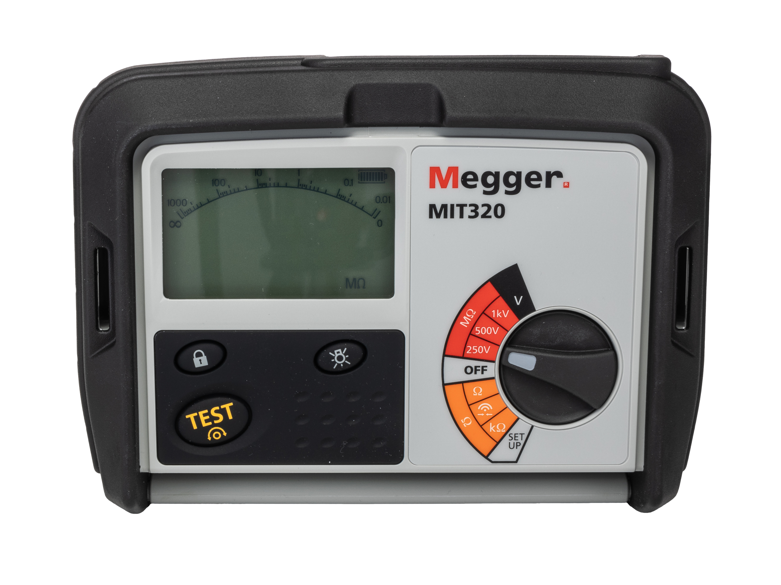 Megger MIT320 Insulation & Continuity Tester, 250 V Min, 1000 V dc Max, 999 MΩ CAT III, UKAS