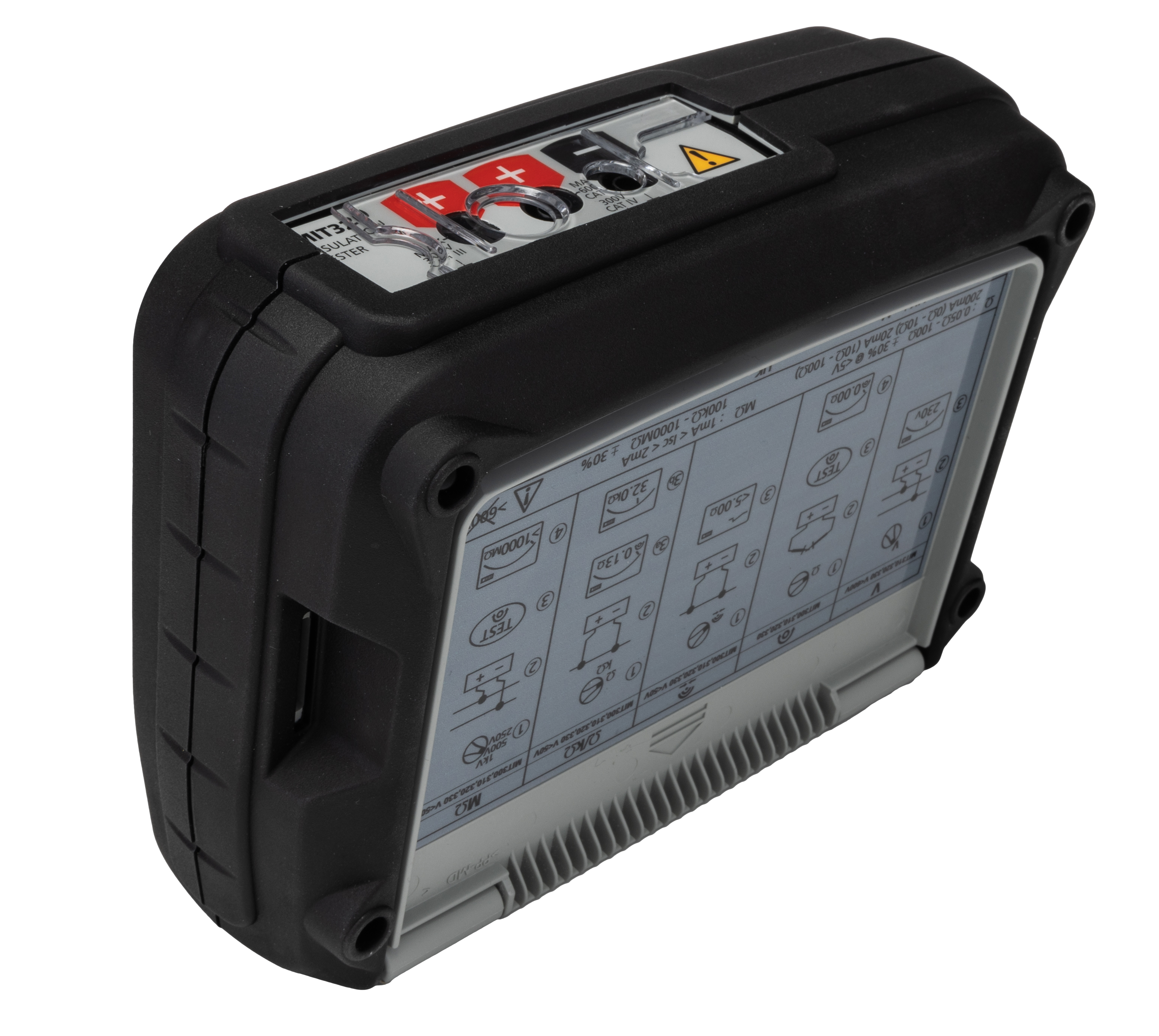 mit320-en Megger MIT320 Insulation & Continuity Tester, 250 V Min, 1000 V dc Max, 999 MΩ CAT III, RSCAL