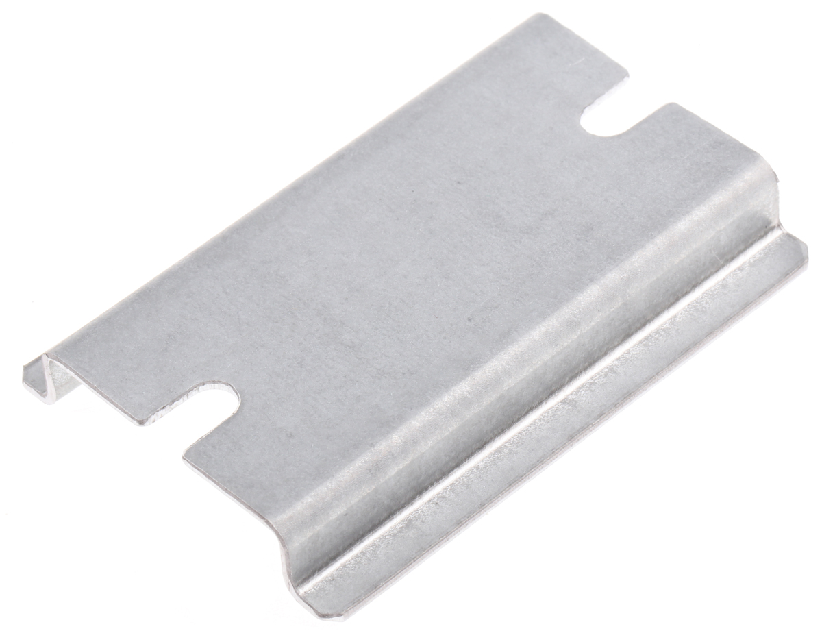Fibox Steel Unperforated DIN Rail, 50 mm x 35mm x 7.5 mm