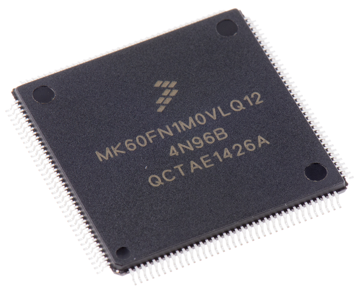 NXP MK60FN1M0VLQ12 ARM Cortex M4, K60 Microcontroller, 120 MHz, 1024kB FLASH, 144-Pin LQFP