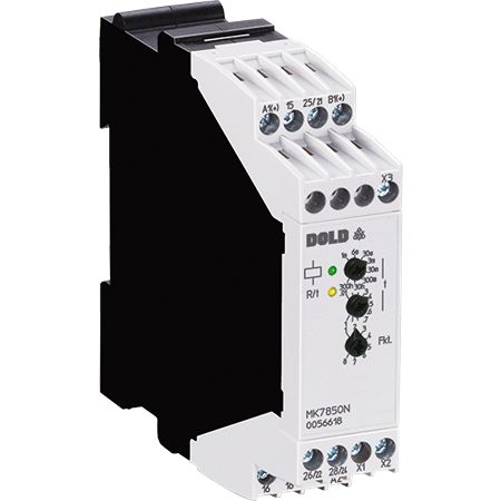 Dold Monitoring Relay, DPDT, DIN Rail, 3mA to 5mA, 12 to 240 V dc, 12V ac, 240 V ac