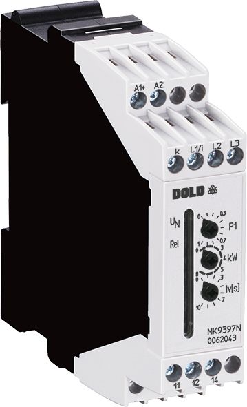Dold 12A MK 9397N Motor Load Monitor, 12V ac, 400 V ac, 60 °C, -20 °C