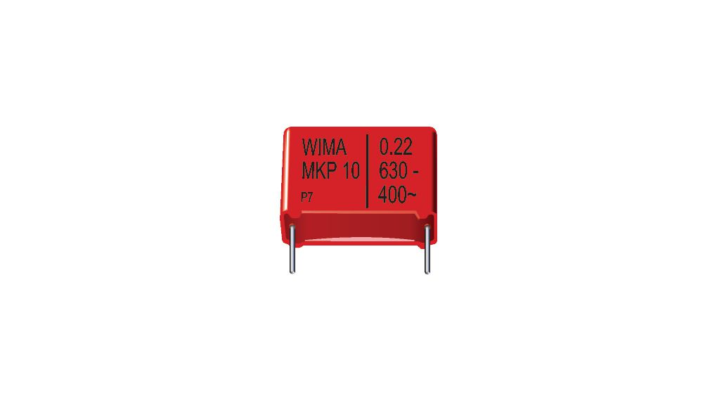 WIMA MKP 10 Film Capacitor, ±10 %, 220 nF 1 kV dc 1kV ac