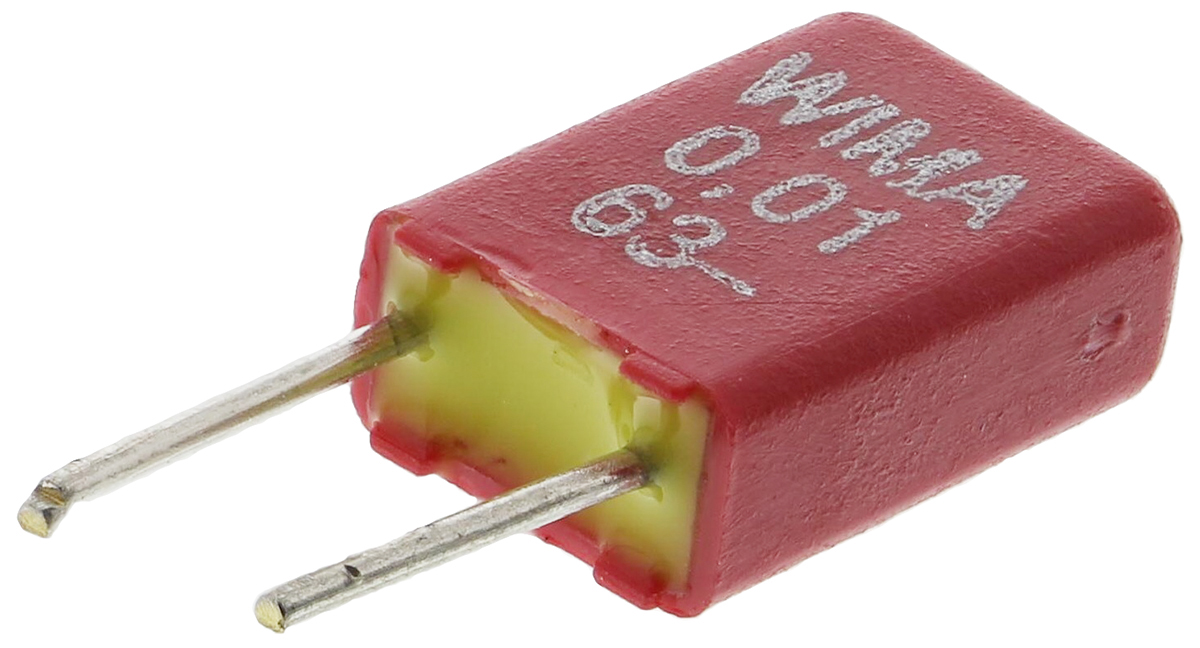 WIMA MKS02 Film Capacitor 10 nF 40V ac 63 V dc, Through Hole