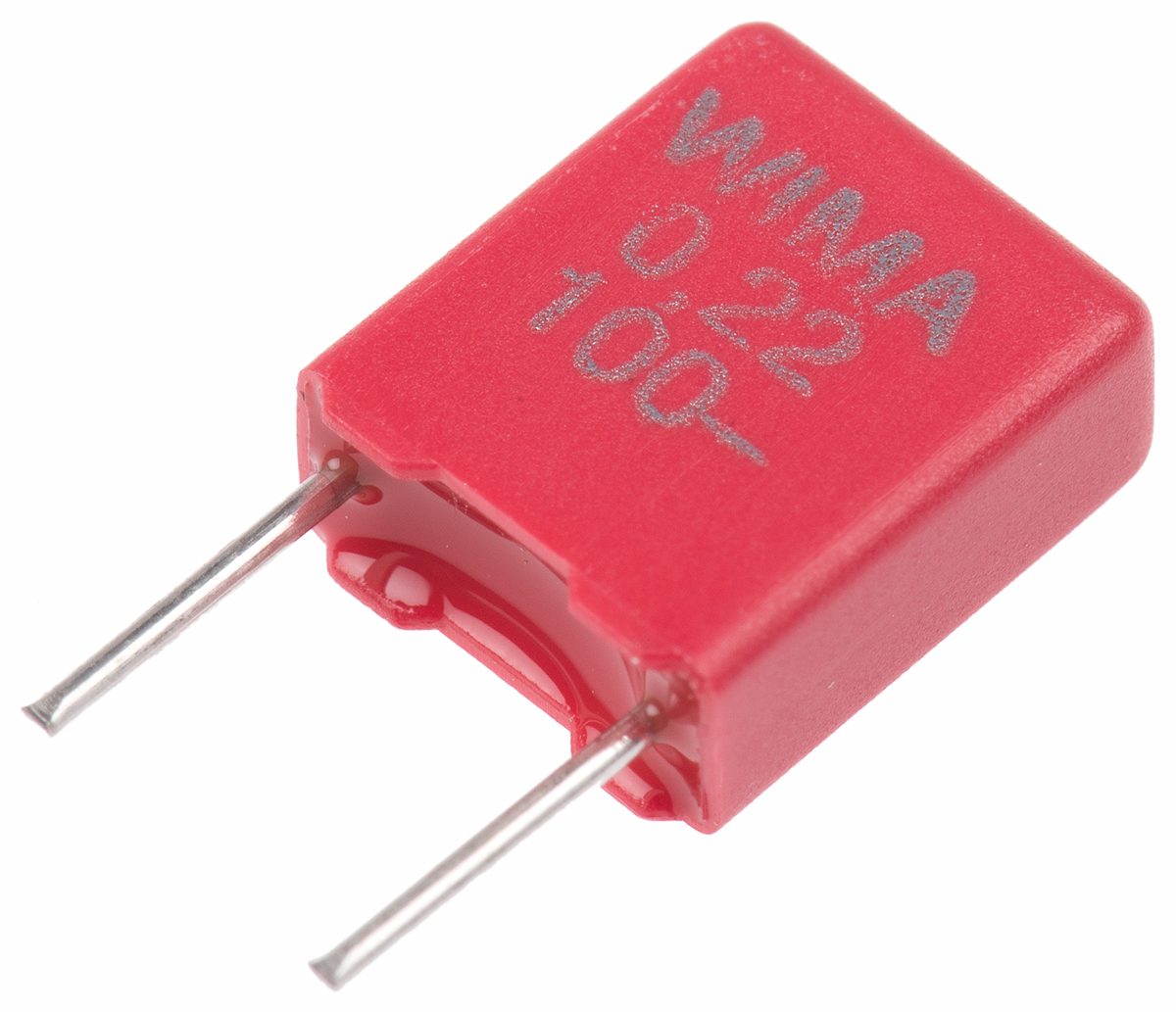 WIMA MKS2 Film Capacitor 220 nF 63V ac 100 V dc, Through Hole