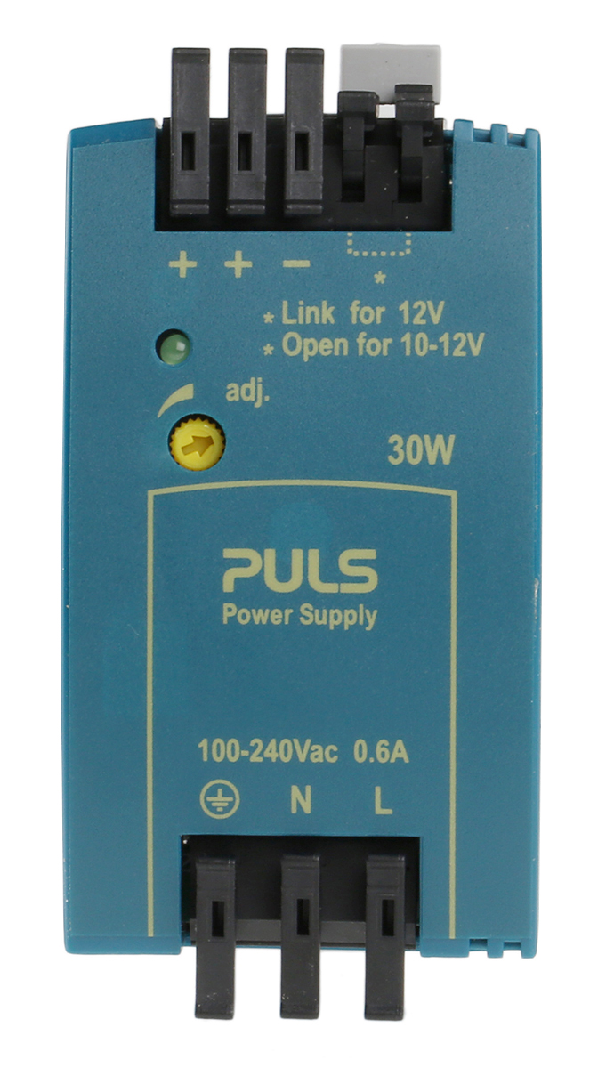 PULS MiniLine Switched Mode DIN Rail Power Supply 240V ac 12V dc, 3 A Output 30 W