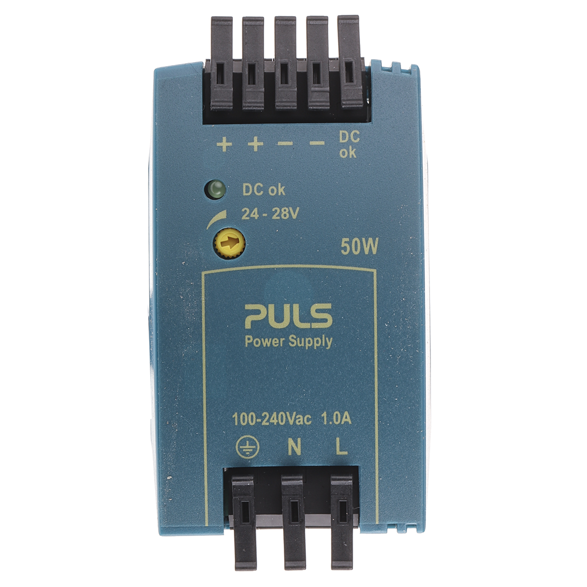 PULS MiniLine MLY Switched Mode DIN Rail Power Supply 240V ac AC Input 28V dc, 2.1 A Output DC 50 W