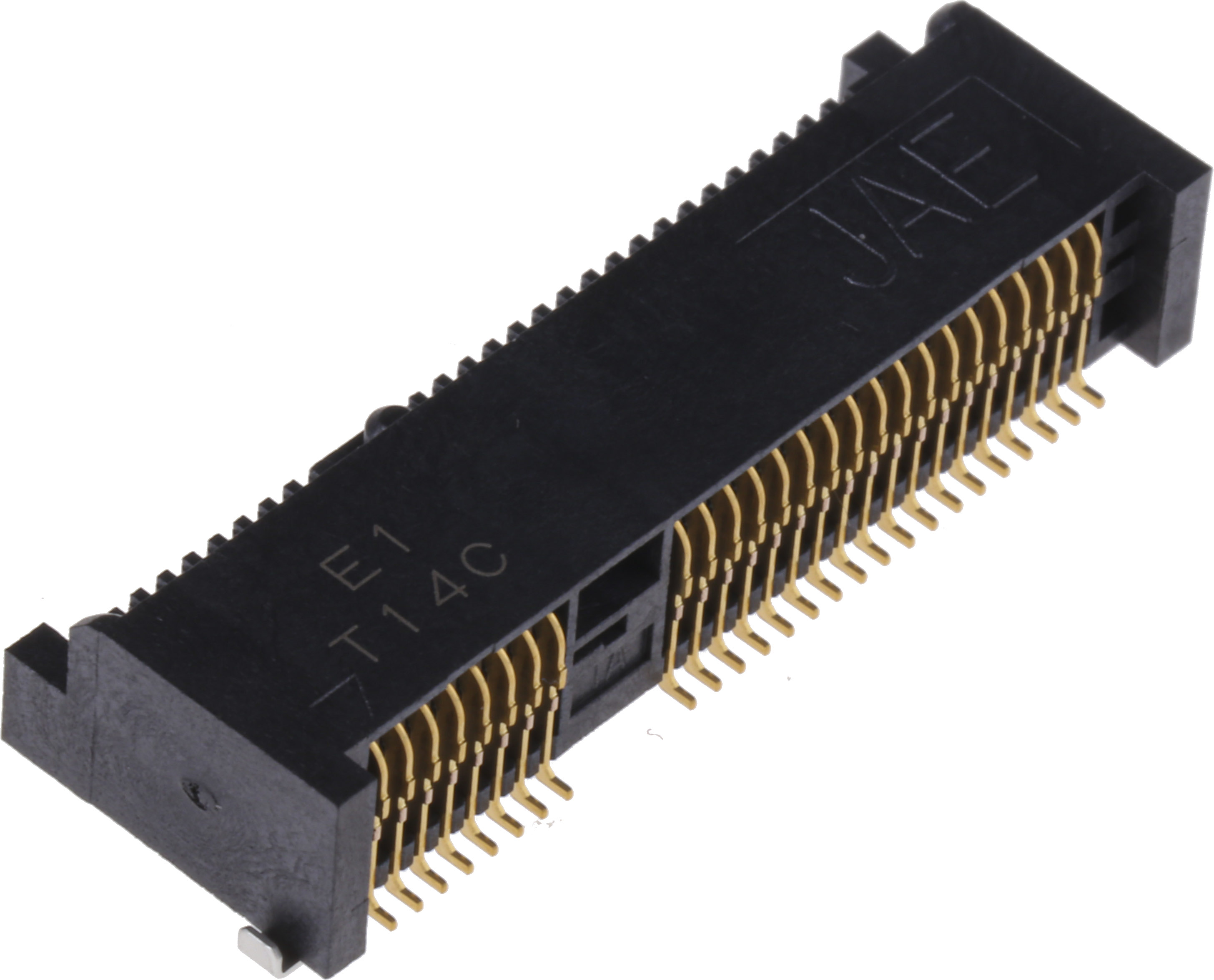 JAE, MM60 52 Way Right Angle PCI, Mini PCIe Memory Card Connector, Solder