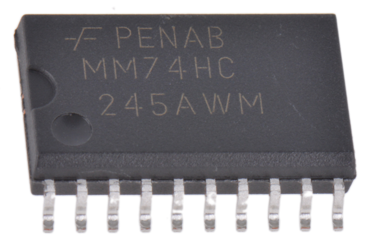 onsemi Bus Transceiver, 8-Bit Non-Inverting CMOS, 20-Pin SOIC