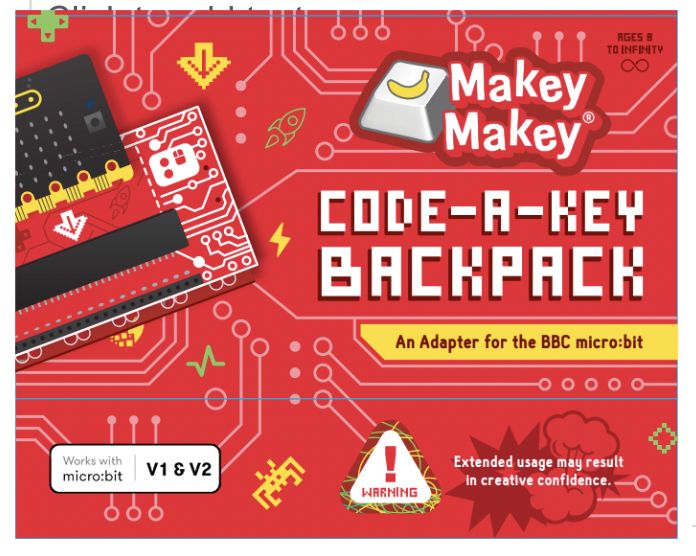 mmbp-ck Makey Makey Invention Kit Code-a-Key Backpack: adapter for micro:bit
