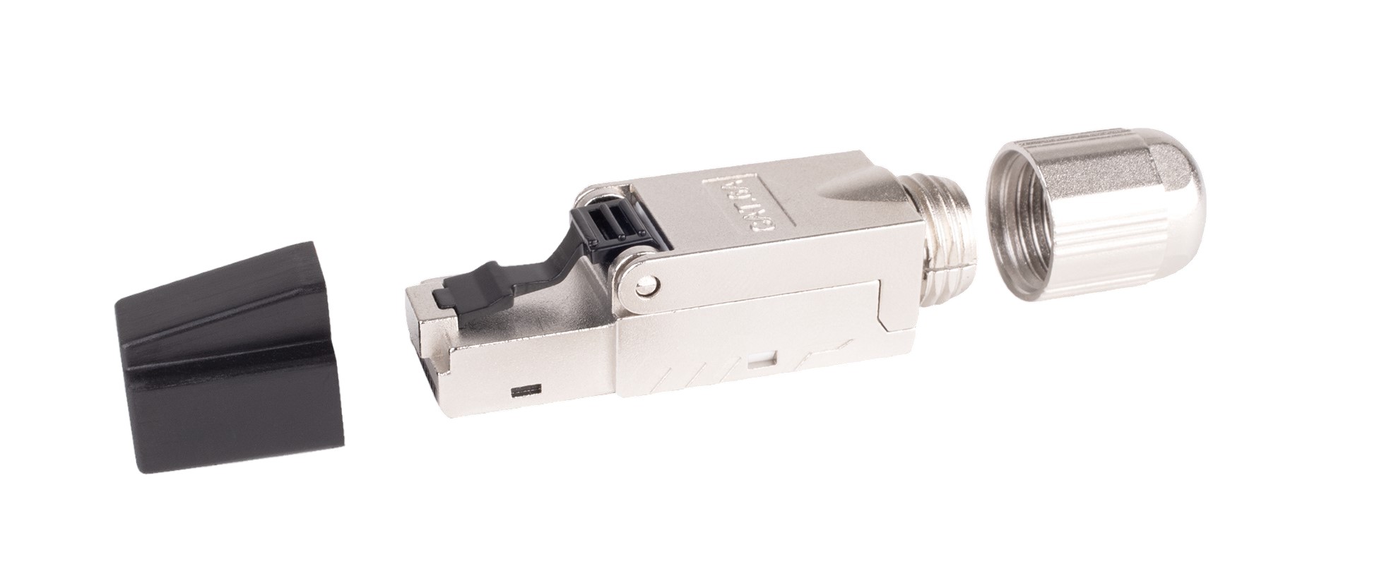 CAE Multimedia Connect Phosphor Bronze RJ45 Plug for Use with Direct Connection of IP Equipment 57 mm, 14.4 mm, 11.6mm