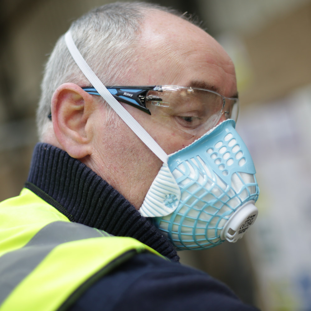 mmfsalpamf2v Skytec AMF2V Series Disposable Respirator for General Purpose Protection Valved, FFP2 NR 10 Per Pack per Package Moulded
