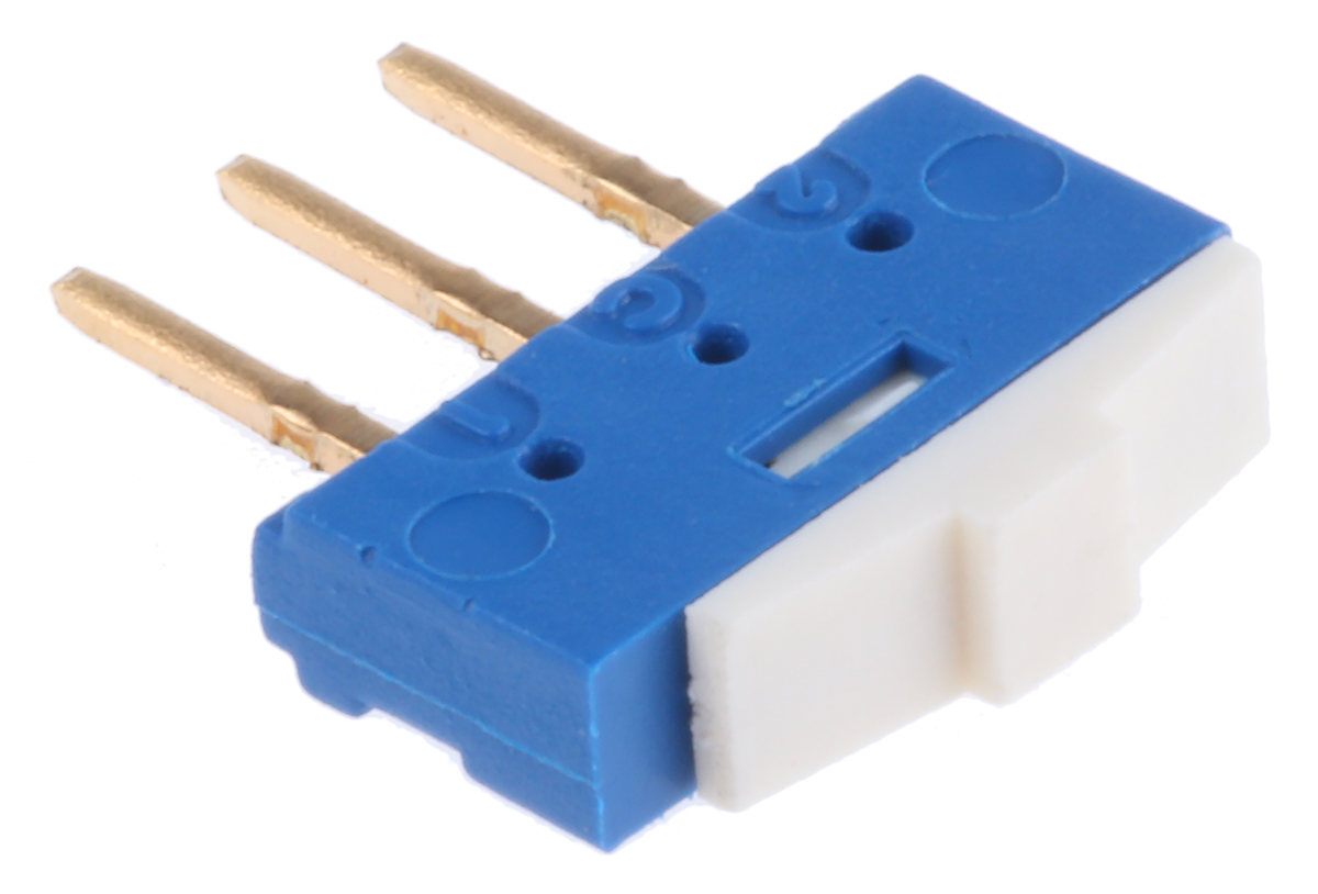 mmp1010d KNITTER-SWITCH PCB Slide Switch SPST Latching 500A Phosphor Bronze Gold Plated