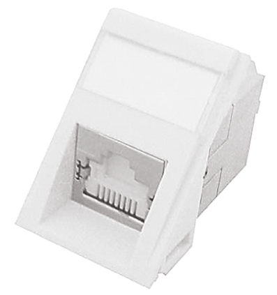 Molex Premise Networks RSMMS-00017-02 Series RJ45 Connector Female, Surface STP Shield Angled 1 Port