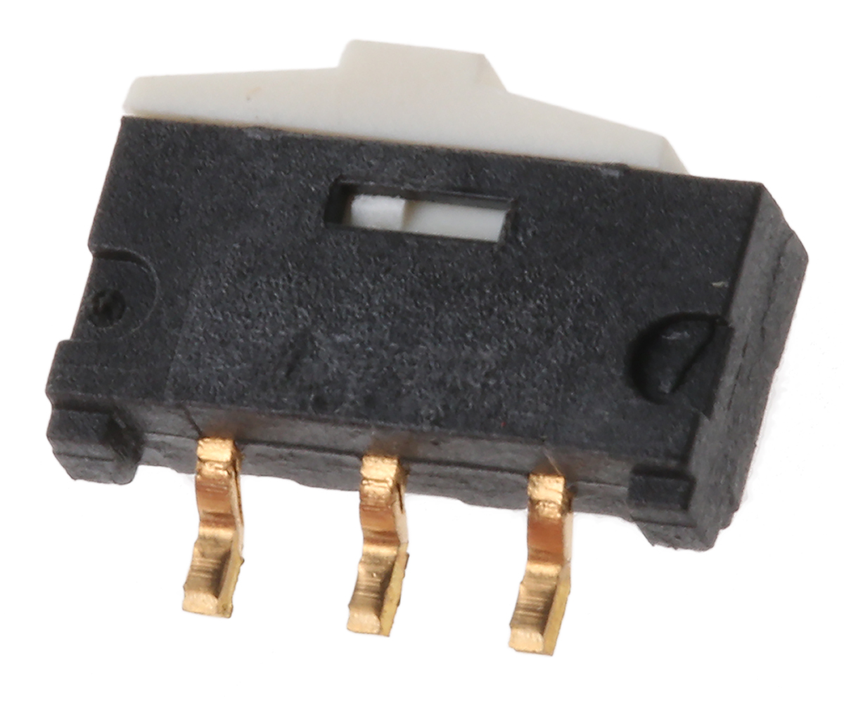 KNITTER-SWITCH PCB Slide Switch SPST Latching 500mA Phosphor Bronze Gold Plated