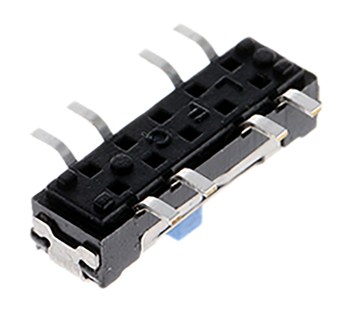 mms228t KNITTER-SWITCH PCB Slide Switch DPST Latching 300mA Silver Plated Copper