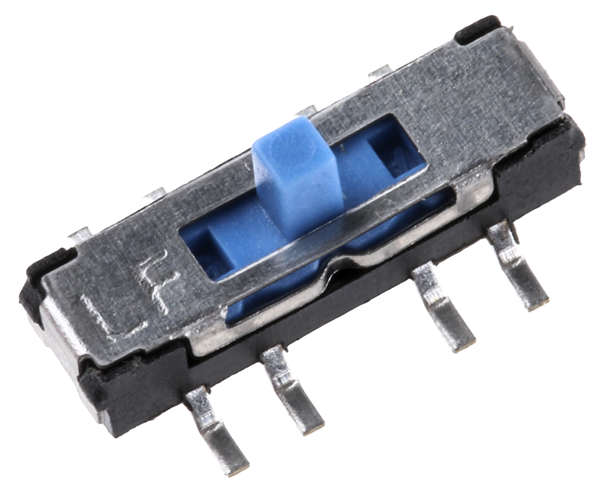KNITTER-SWITCH PCB Slide Switch DPST On-On-On 300mA Silver Plated Copper