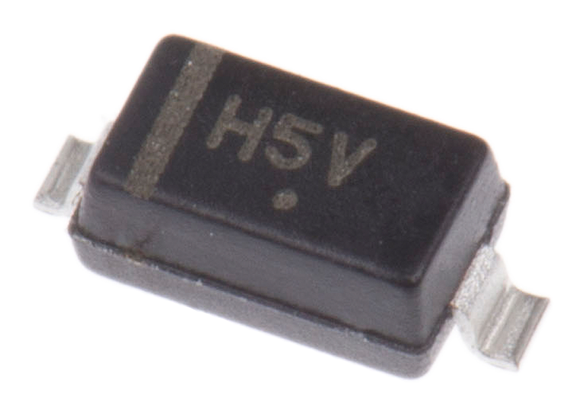 onsemi 1, 15 V Zener Diode, Single 500 mW 5 % Surface 2-Pin SOD-123