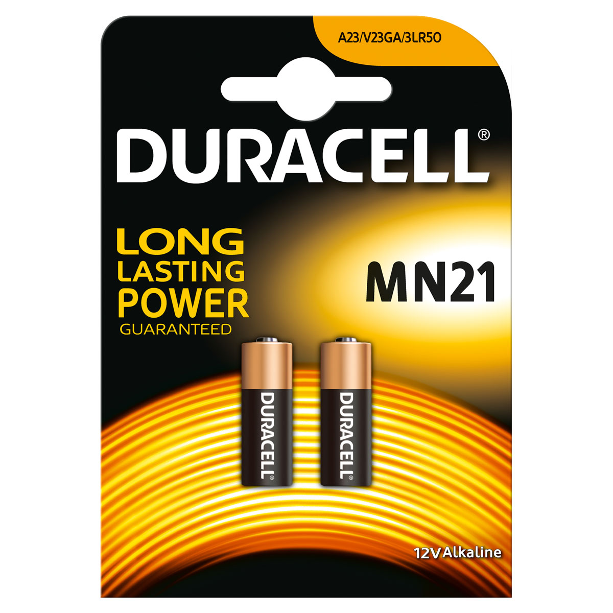 Duracell Alkaline 12 V Battery, 33 mAh, 10.3 mm x 28.5 mm