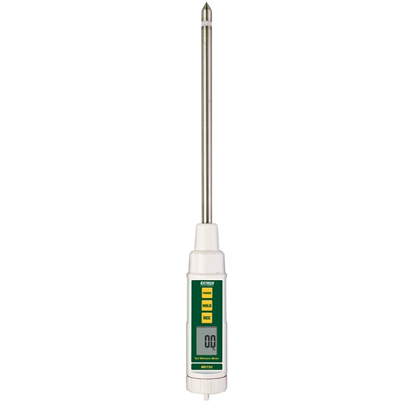 Extech MO750 Moisture Meter, LCD Display, Battery-Powered