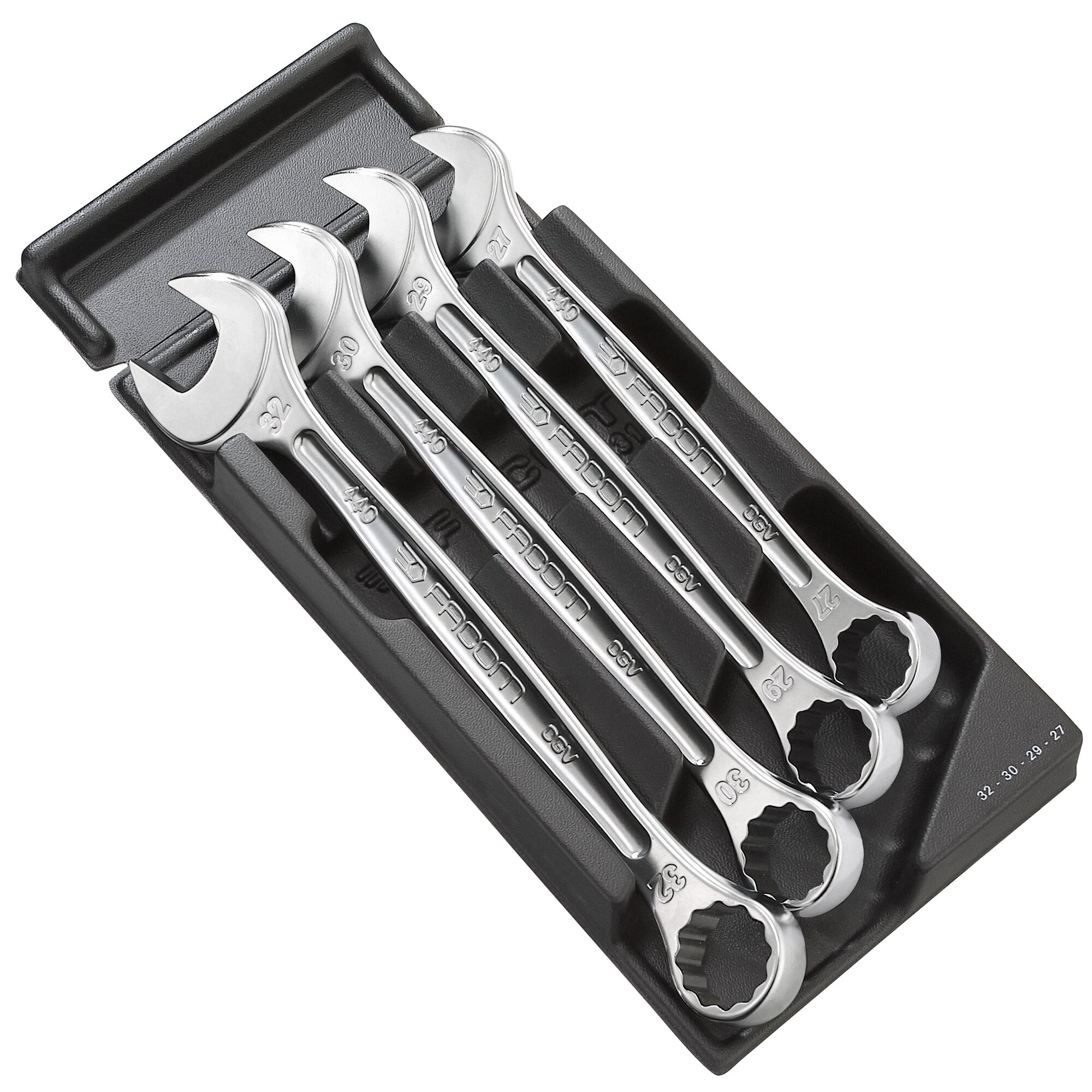 Facom 4-Piece Spanner Set, 27 in, 29 in, 30 in, 32 in, Thermoplastic