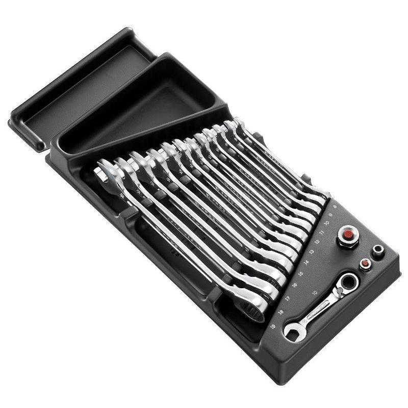 Facom 13-Piece Ratchet Spanner Set, 8-19 mm