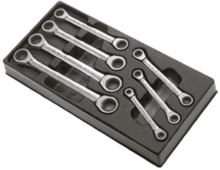 Facom 7-Piece Spanner Set, 6 To 19 mm