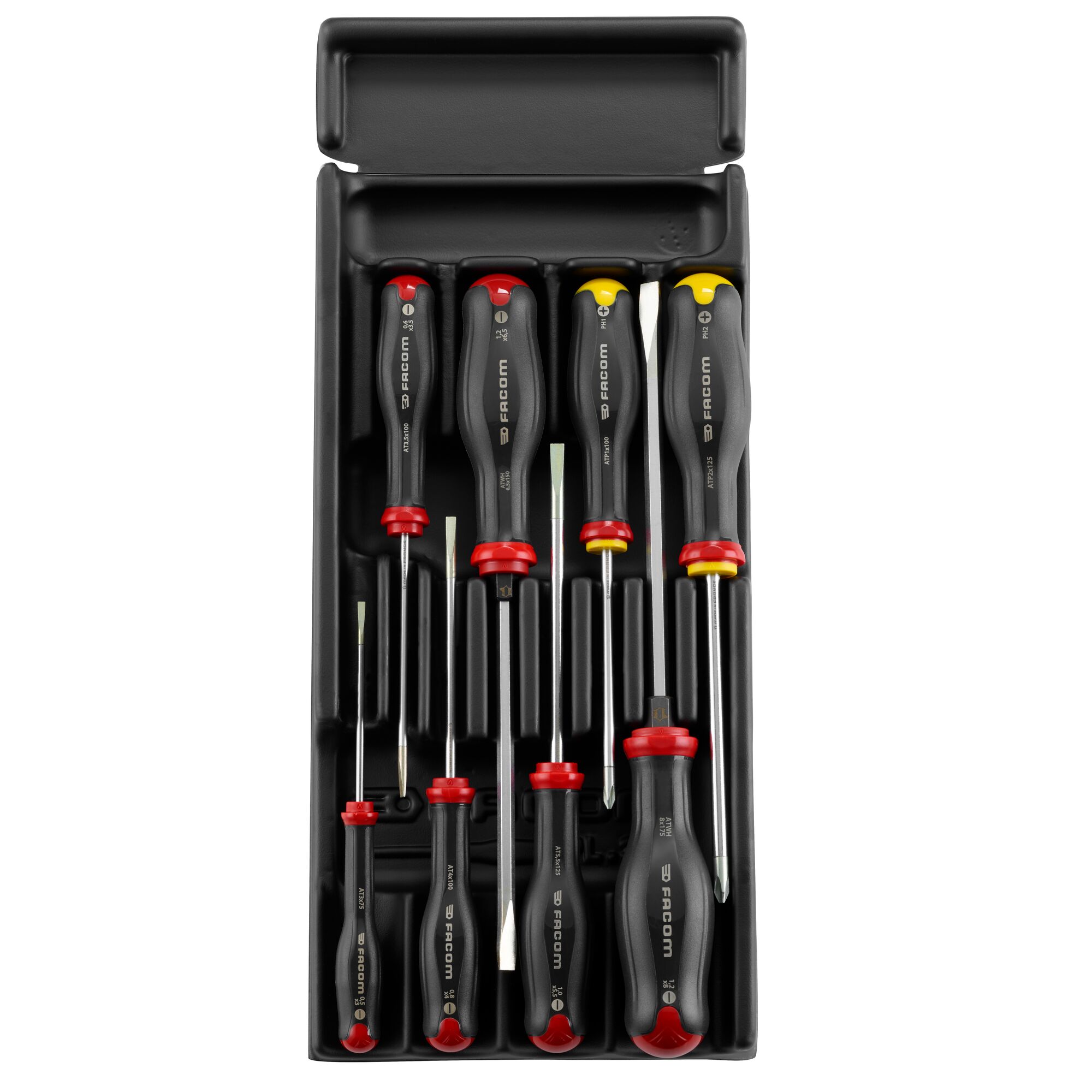modat1pb Facom Phillips Standard Screwdriver Set, 8-Piece