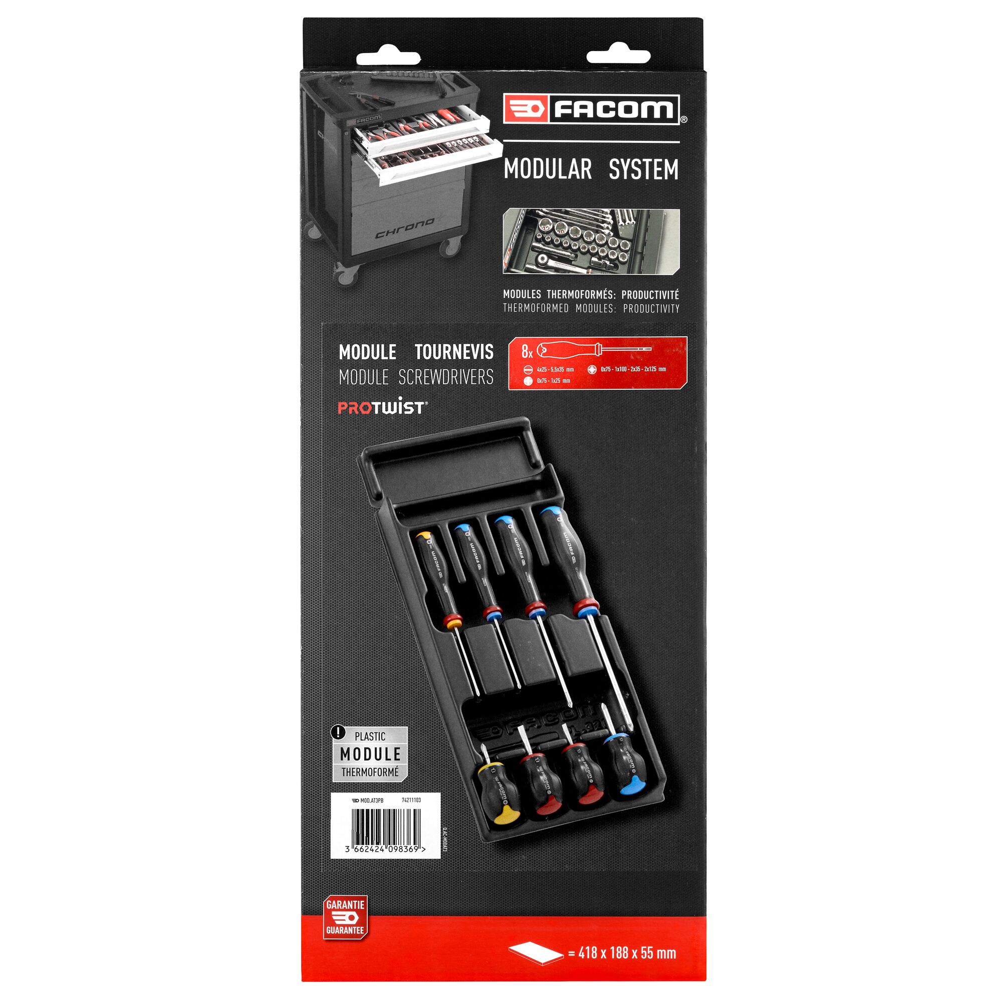 modat3pb Facom Phillips Electrical, 8-Piece