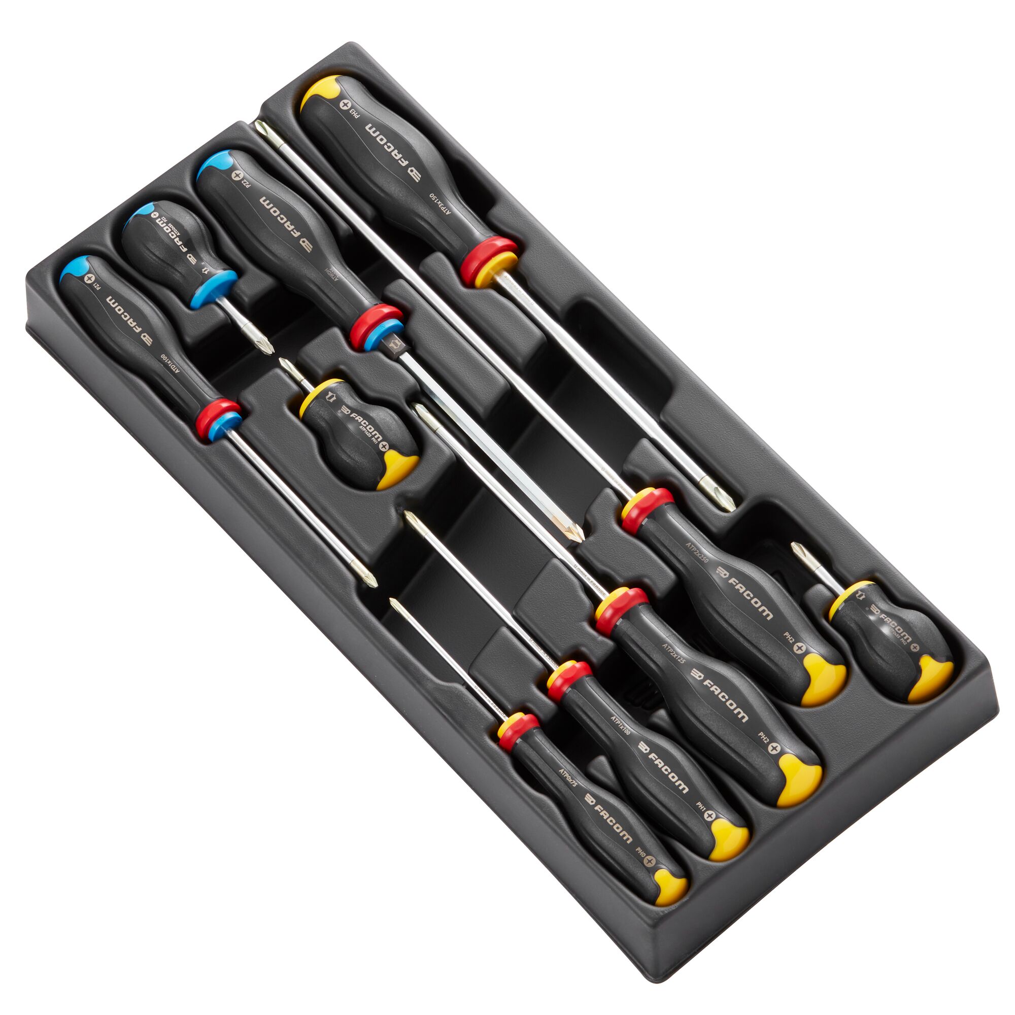 Facom Phillips Standard Screwdriver Set, 10-Piece