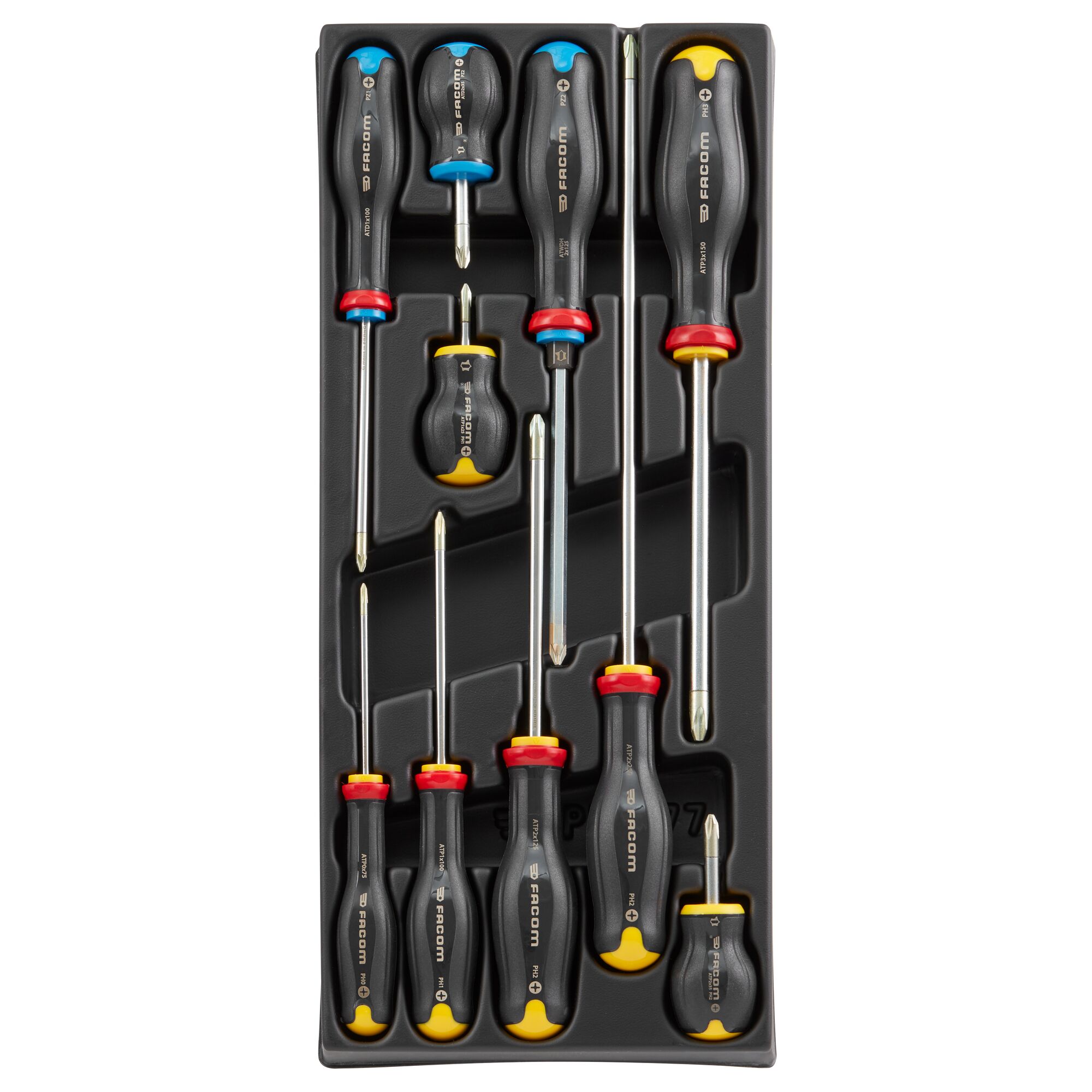 modat5pb Facom Phillips Standard Screwdriver Set, 10-Piece