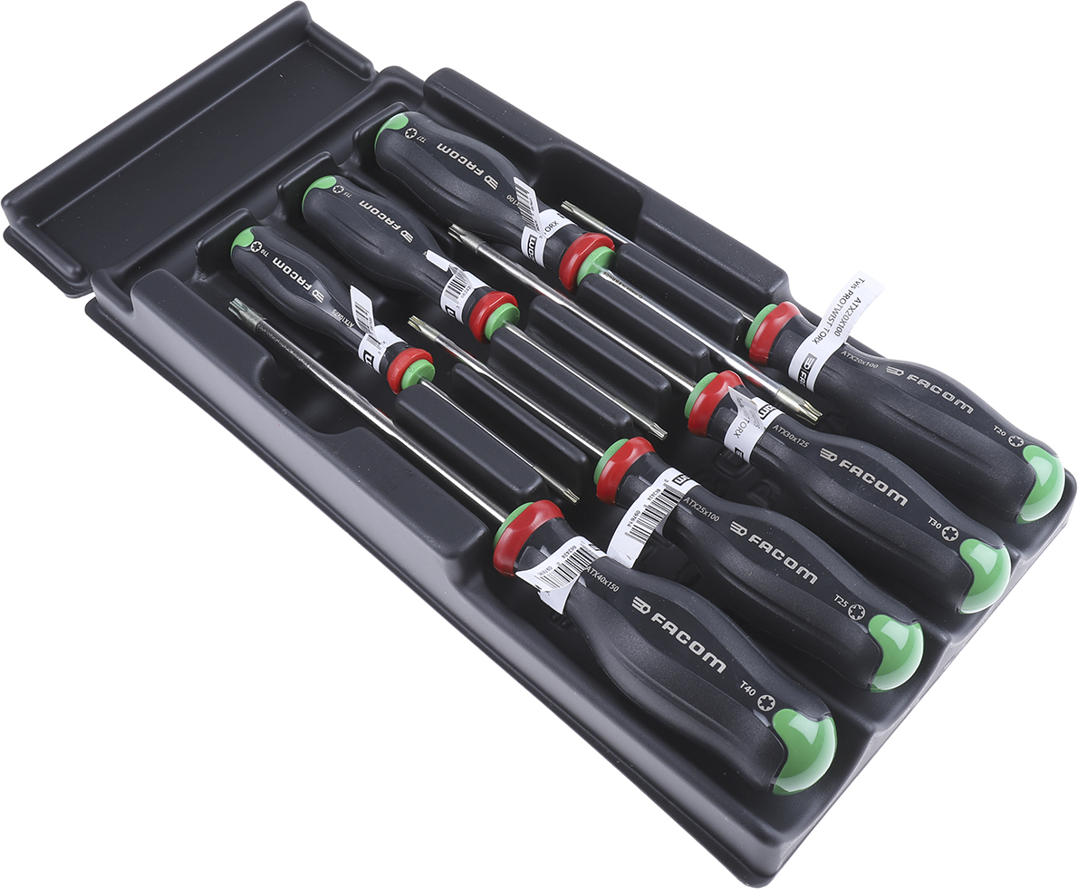 Facom Torx Standard Screwdriver Set, 7-Piece