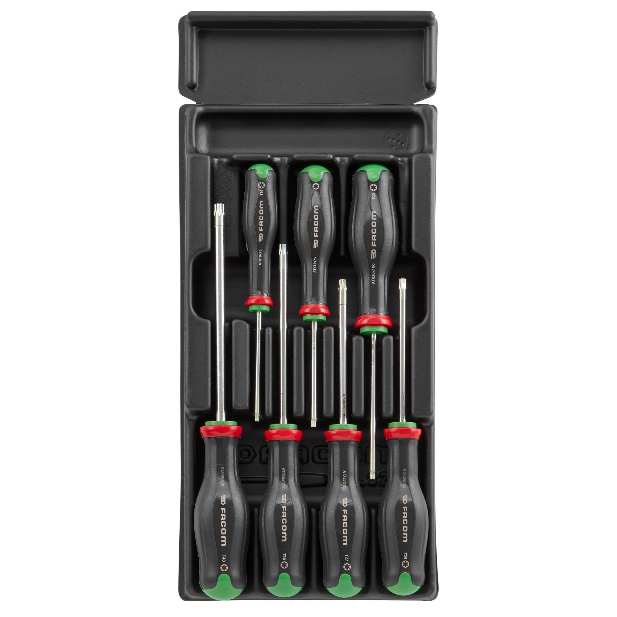 modatxpb Facom Torx, Pozidriv, Hexagon, Slotted, Phillips Standard Screwdriver Set, 7-Piece