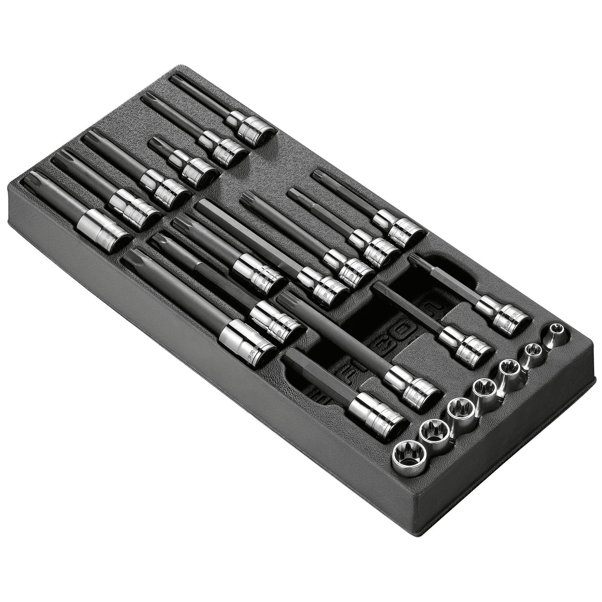 Facom 24-Piece 1/2 in Torx Socket Set